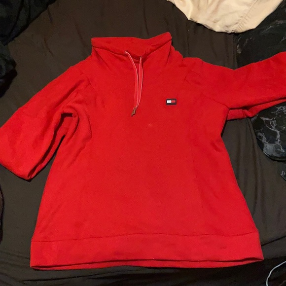 SMALL Timmy Hilfiger sweater RED - Picture 1 of 2